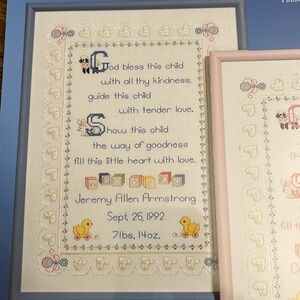 Simple embroidery! Great nursery gift!